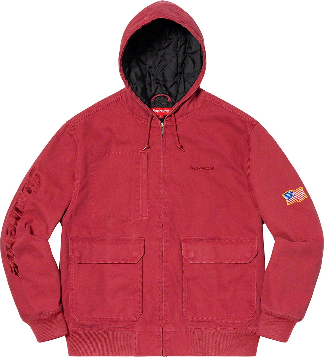 Canvas Hooded Work Jacket view 11
